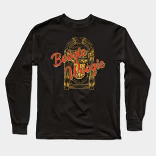 Boogie Woogie Vintage Jukebox Long Sleeve T-Shirt